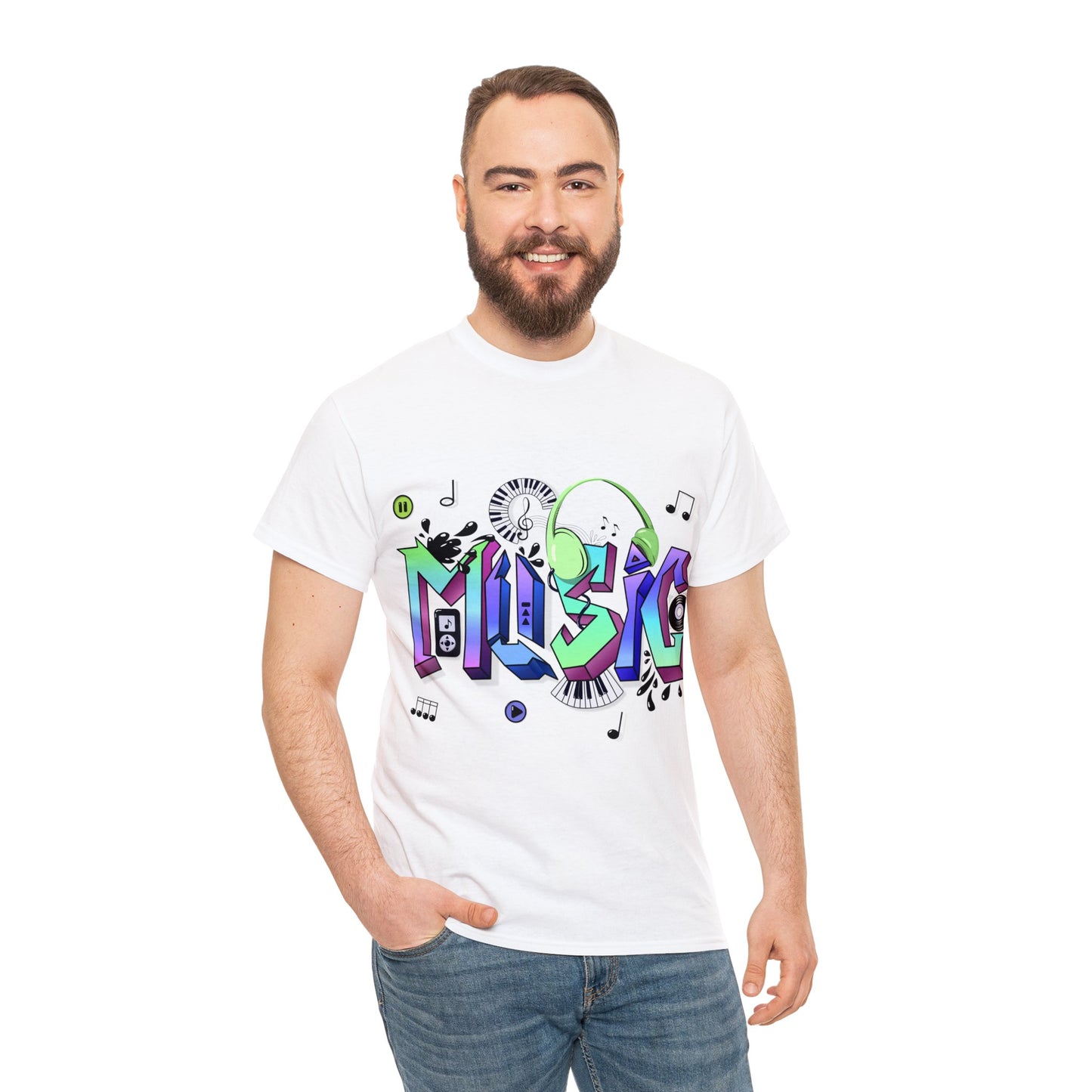 Camiseta unisex MUSIC